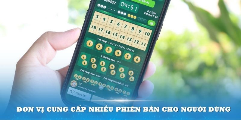 Đơn vị cung cấp xổ số Cwin nhiều phiên bản