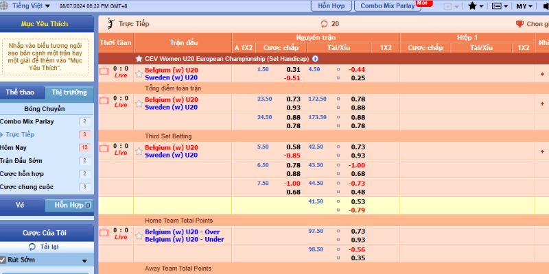 Bộ môn thể thao hấp dẫn bóng chuyền Sbobet Cwin